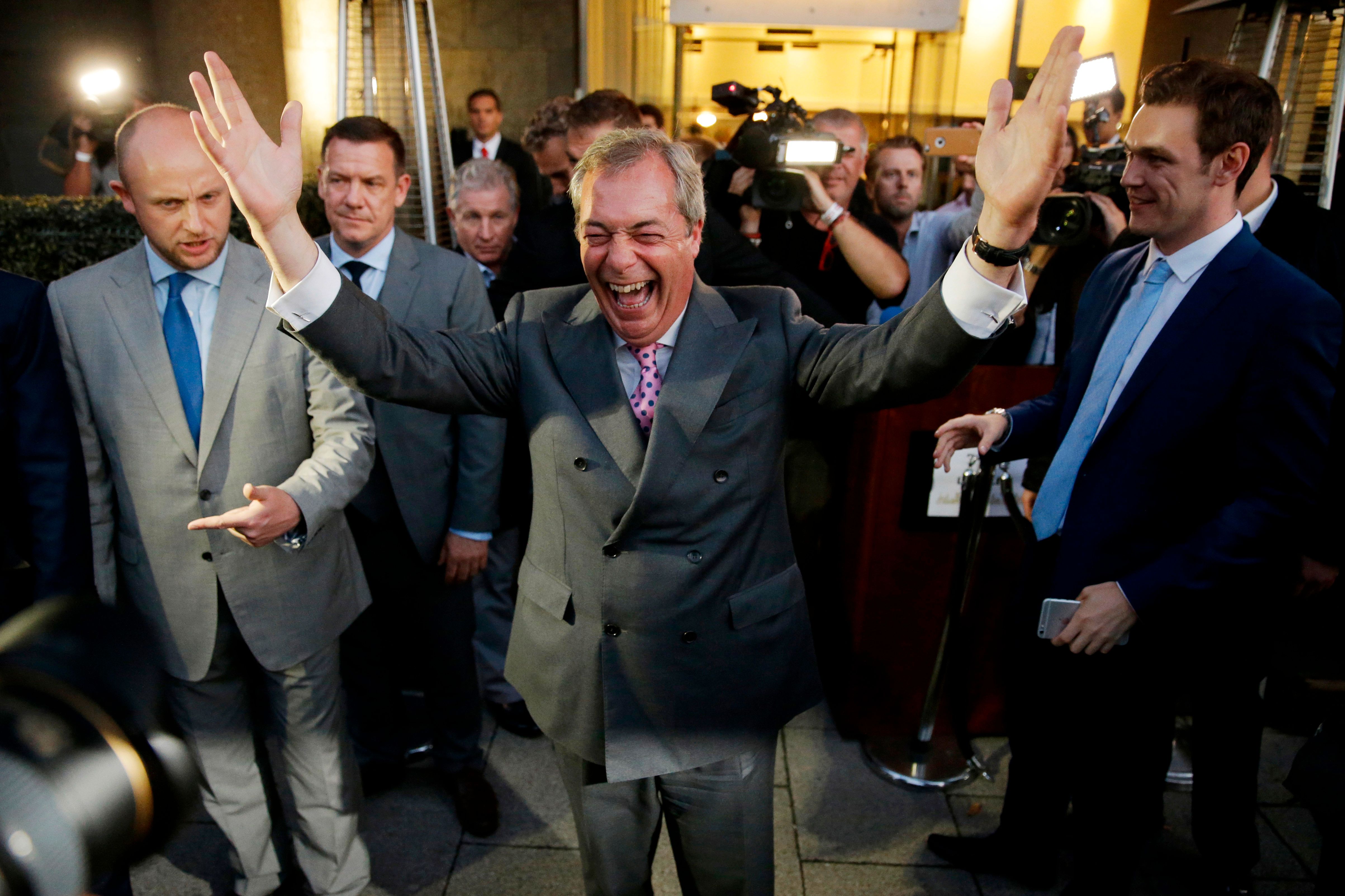 Ukips partiledare Nigel Farage.