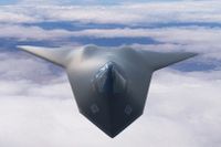 Så här tänker sig utvecklarna hos det amerikanska flygvapnet att USA:s nästa stridsflygplan kan se ut. Bilden är skapad i dator.
