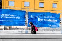 Trycket på studentbostäder är högt i Stockholm.