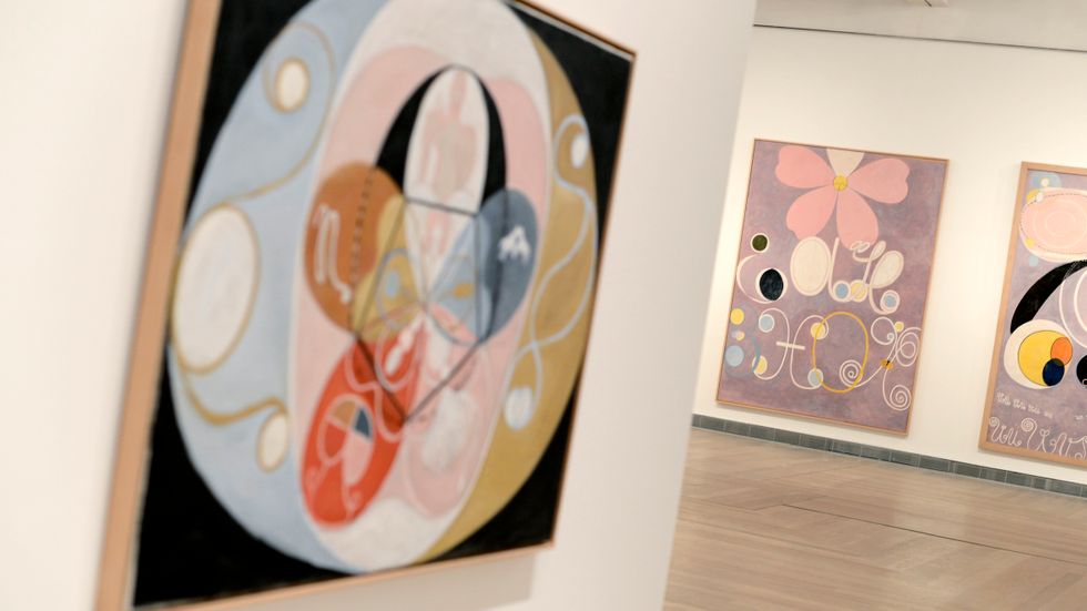Moderna museets utställning 2013 "Hilma af Klint - abstrakt pionjär".