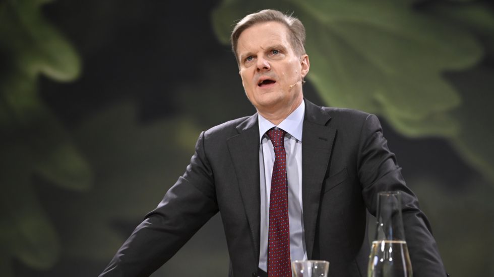 Swedbank, med vd och koncernchef Jens Henriksson, redovisar bokslut för 2022. Arkivbild