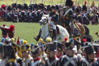 Slaget om Waterloo återskapas i Belgien varje år på den plats där slaget stod 1815.