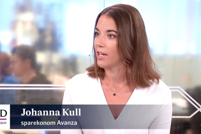 Johanna Kull, sparekonom på Avanza. 
