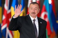 Azerbajdzjans president Ilham Aliyev. Arkivbild.