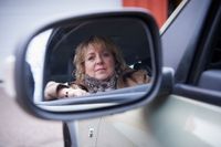 Volvo-ägaren Kristina Bengtsson, vars bil stannade på motorvägen på grund av felet med bränslefilter som täpps igen.