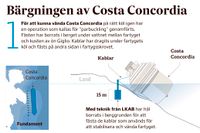 Grafik: Costa Concordias sista resa