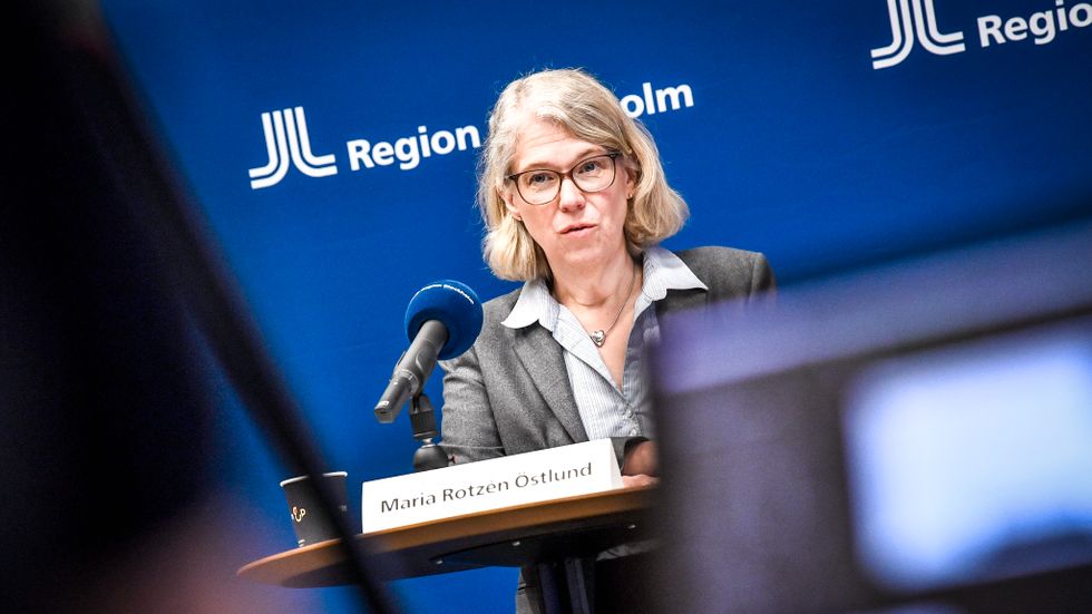 Maria Rotzén Östlund, smittskydsläkare i Region Stockholm, 