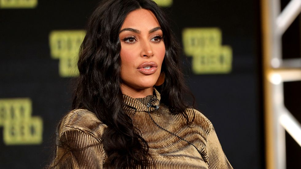 Kim Kardashian har förklarats juridiskt sett singel av amerikansk domstol och tagit bort efternamnet West. Arkivbild.