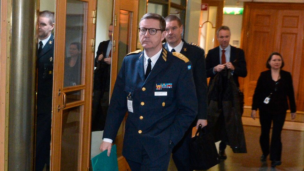 Chefen för den Militära underrättelse- och säkerhetstjänsten - MUST, generalmajor Gunnar Karlsson