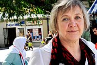 Vänsterpartiets Ann-Margarethe Livh vill att årets kommunalval ska handla om välfärden