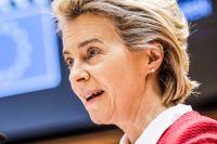 EU-kommissionens ordförande Ursula von der Leyen välkomnar EU-parlamentets ja till handels- och samarbetsavtalet med Storbritannien.