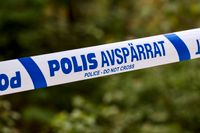 Polisen har spärrat av ett område runt tågstationen i Laholm efter en misstänkt våldtäkt. Arkivbild.