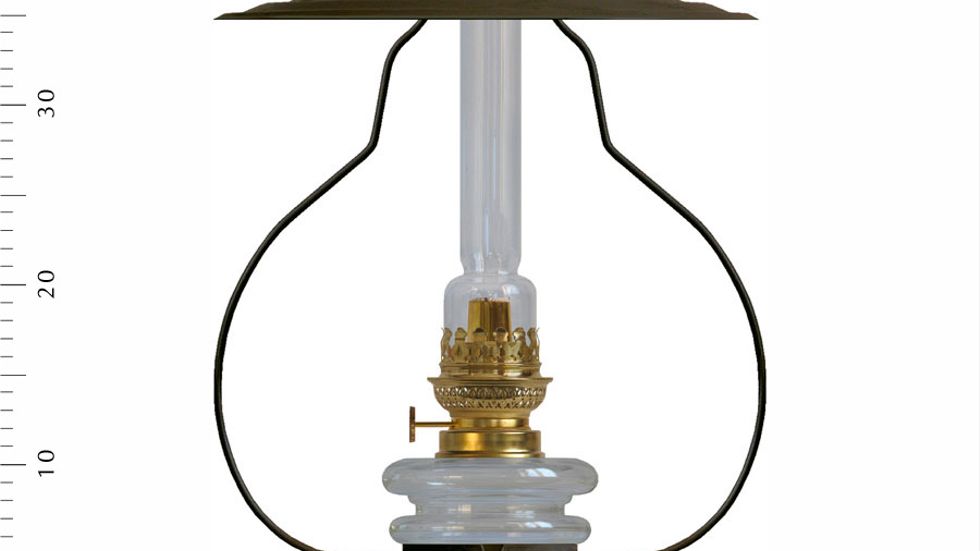 Fotogenlampan Lyckeby har tillverkats sedan 1884.
