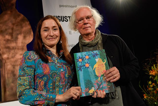 Linda Bondestam och Ulf Stark. ”Djur som ingen har sett utom vi” var nominerad till årets barn- och ungdomsbok 2016.
