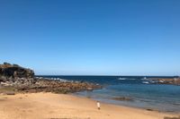 Little Bay är en relativt okänd och anspråkslös strand i sydöstra Sydney. Arkivbild.