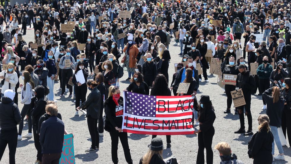 Att tolka svensk rasism utifrån situationen i USA leder fel, skriver Sara Abdollahi. På bilden: Black lives matter-demonstration i Göteborg. 