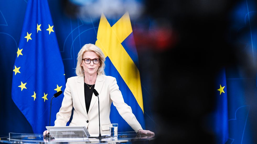  Finansminister Elisabeth Svantesson.