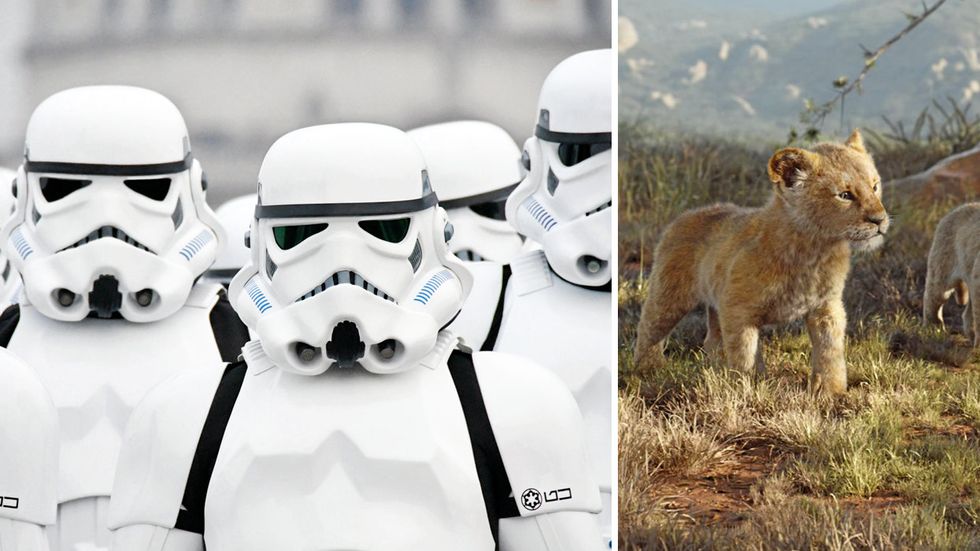 Star Wars-serien och Disneys Lejonkungen-filmer har har dragit in rejäla summor.