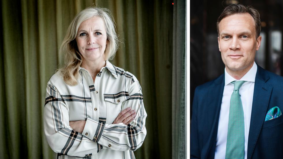 Alexandra Stråberg, Chief Economist at Länsförsäkringar and Johan Löf, Head of Forecasting at Handelsbanken.