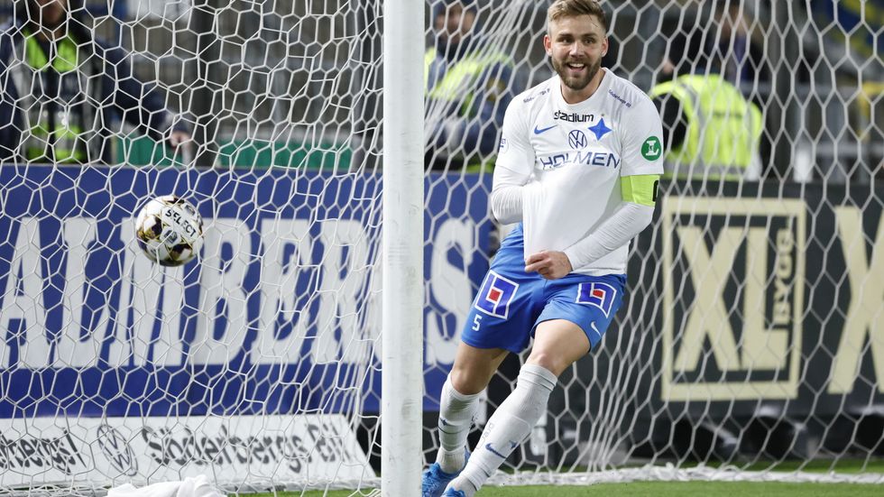 Christoffer Nyman, en av fyra målskyttar för IFK Norrköping i kvällens cupmatch mot Sollentuna. Arkivbild.