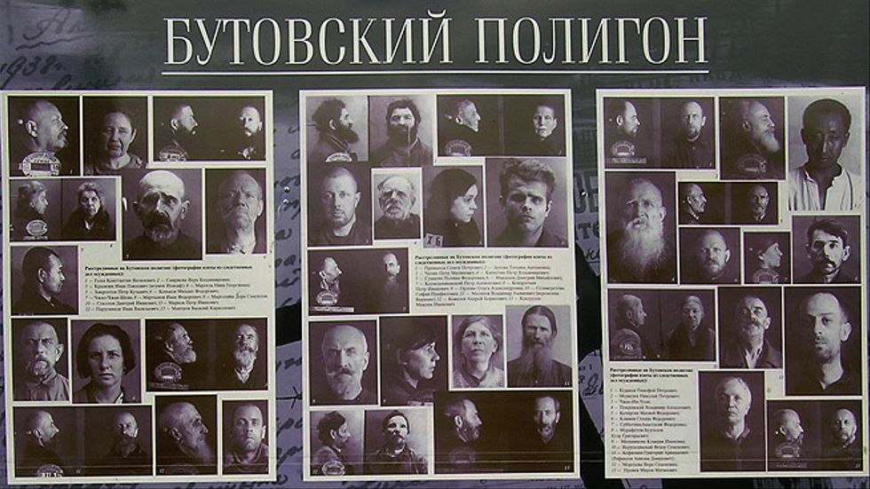 Stalins utrensningar under 1930-talet utgör fokus i romanen ”Fallet Tulajev”. Bilden är från minnesplatsen Butovskilj poligon i södra Moskva, där 20 000 människor sköts ihjäl.