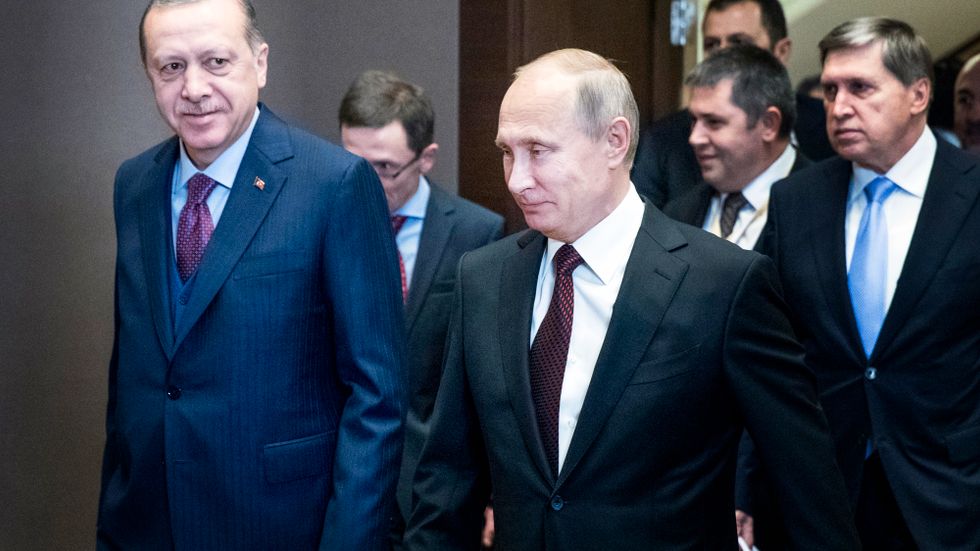 ”Putin och Erdogan förstår varandra”, säger Turkietkännaren Paul Levin. Arkivbild.