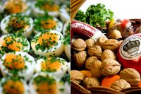 Ägg med rom eller kaviar, grönkål, nötter och edamerost räknas – numera – som riktig superfood.