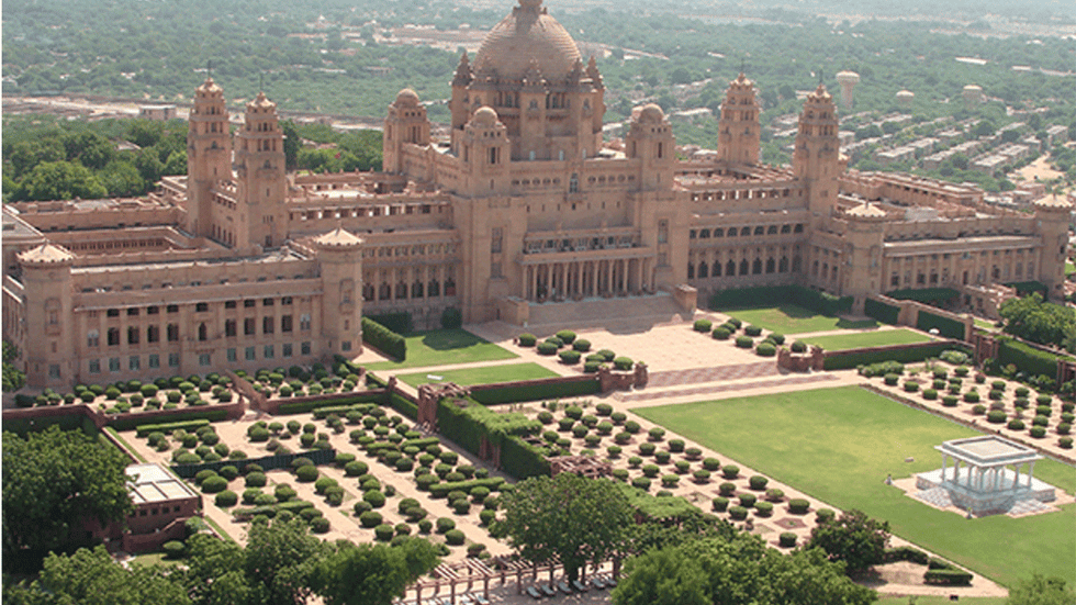 Umaid Bhawan Palace i Jodhpur, Rajasthan.