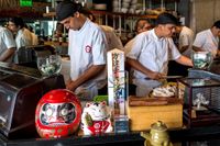 Högt tryck på nikkeikrogen Maido i Lima, just nu världens tionde bästa restaurang enligt World’s  50 Best Restaurants.