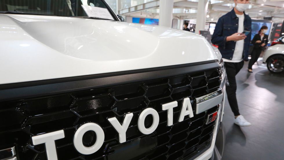 Kvartalssiffror från Toyota lyfte Tokyobörsen. Arkivbild.