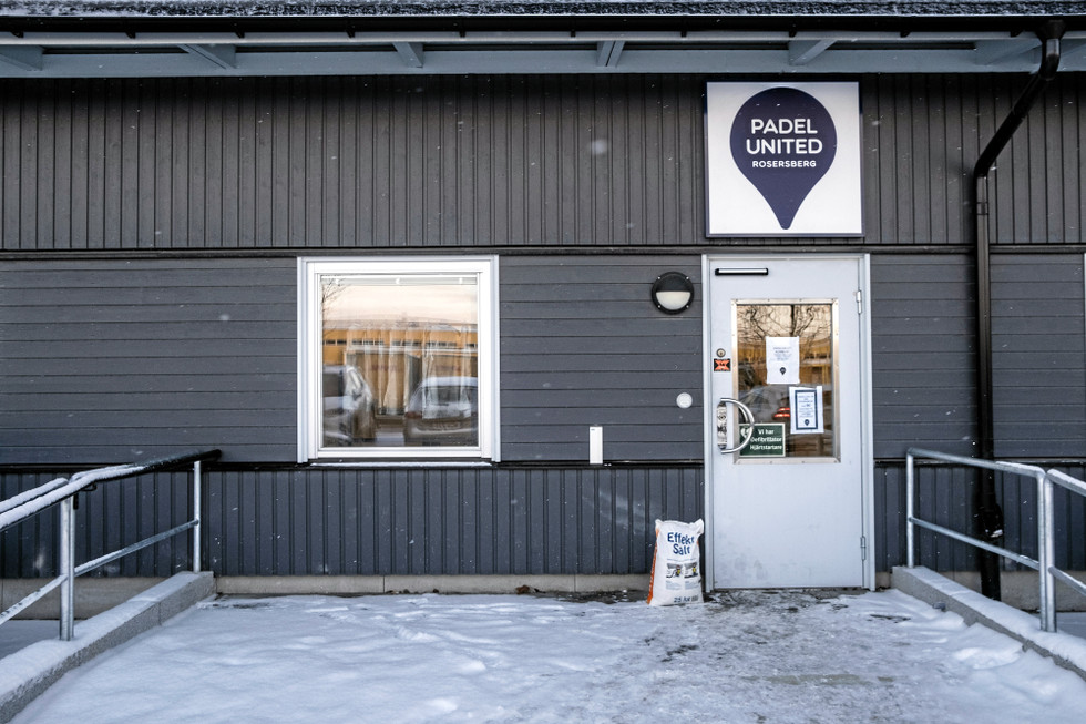 Padel United har en stor anläggning i Rosersberg, norr om Stockholm.