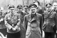 Bland de sista bilderna av Hitler, 1945.