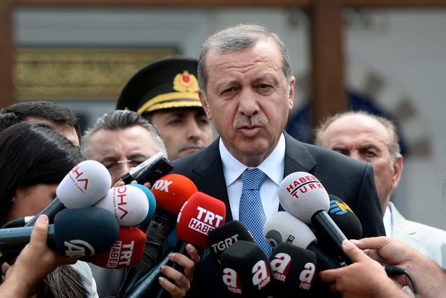 Recep Tayyip Erdoğan är Turkiets president och partiledare för AKP.