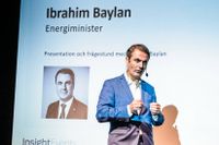 Energiminister Ibrahim Baylan (S).