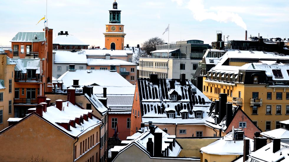 Populära kvarter på Södermalm i Stockholm. Arkivbild.
