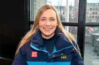 Frida Hansdotter, OS-guldmedaljör i slalom 2018, är mäkta imponerad av Sara Hector. Arkivbild.
