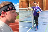 Johan Pettersson, landslagsspelare i goalball, har varit med vid utvecklingen av en digital ledsagare för synskadade.