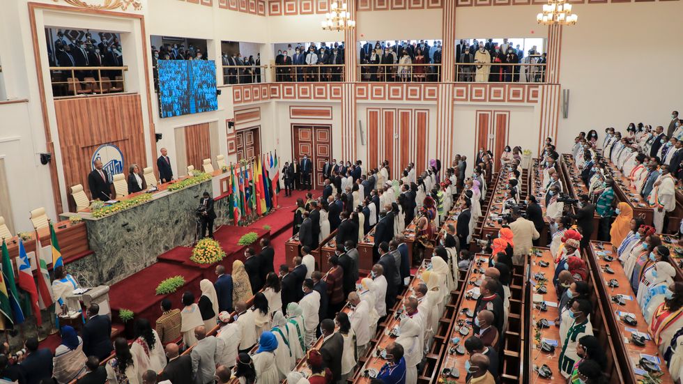 Etiopiens parlament i Addis Abeba har hävt det undantagstillstånd som gällt i landet sedan i höstas. Arkivbild.