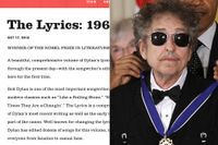 Bob Dylans hemsida uppdaterad.