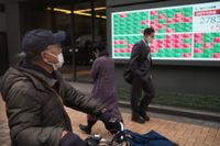 Tokyobörsen inledde fredagshandeln starkt. Arkivbild.