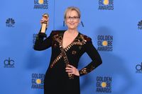 Meryl Streep på förra årets Golden Globe-gala. Arkivbild.