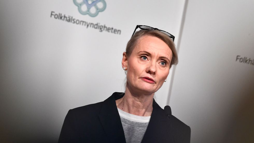 Karin Tegmark-Wisell, avdelningschef på Folkhälsomyndigheten. Arkivbild.