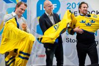Nicklas Lidström, Mats Sundin och Peter Forsberg ger draghjälp till ishockey-VM i Globen i maj.
