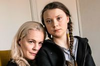 Greta Thunberg 15 år är dotter till Malena Ernman och driver på sina föräldrar i kampen för klimatet.