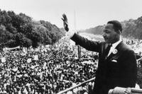 ”I have a dream” sa Martin Luther King Jr i sitt tal inför en kvarts miljon människor vid en medborgarrättsmarsch i Washington 1963. 