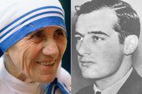 Moder Teresa och Raoul Wallenberg.