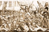Februarirevolutionen i Paris 1848.