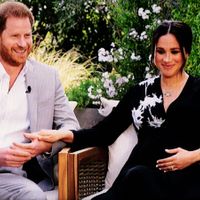 Prins Harry och hertiginnan Meghan intervjuas av Oprah Winfrey