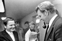 Olof Palme träffas dagen efter valet, den 17 september 1973.