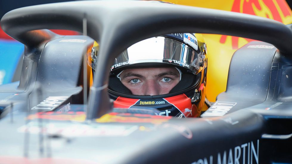 Max Verstappen var snabbast under fredagens F1-träning inför Tysklands GP.